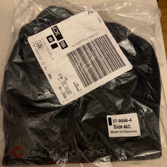 Comfort Choice NWT Black 46C  Bra - Picture 2 of 4